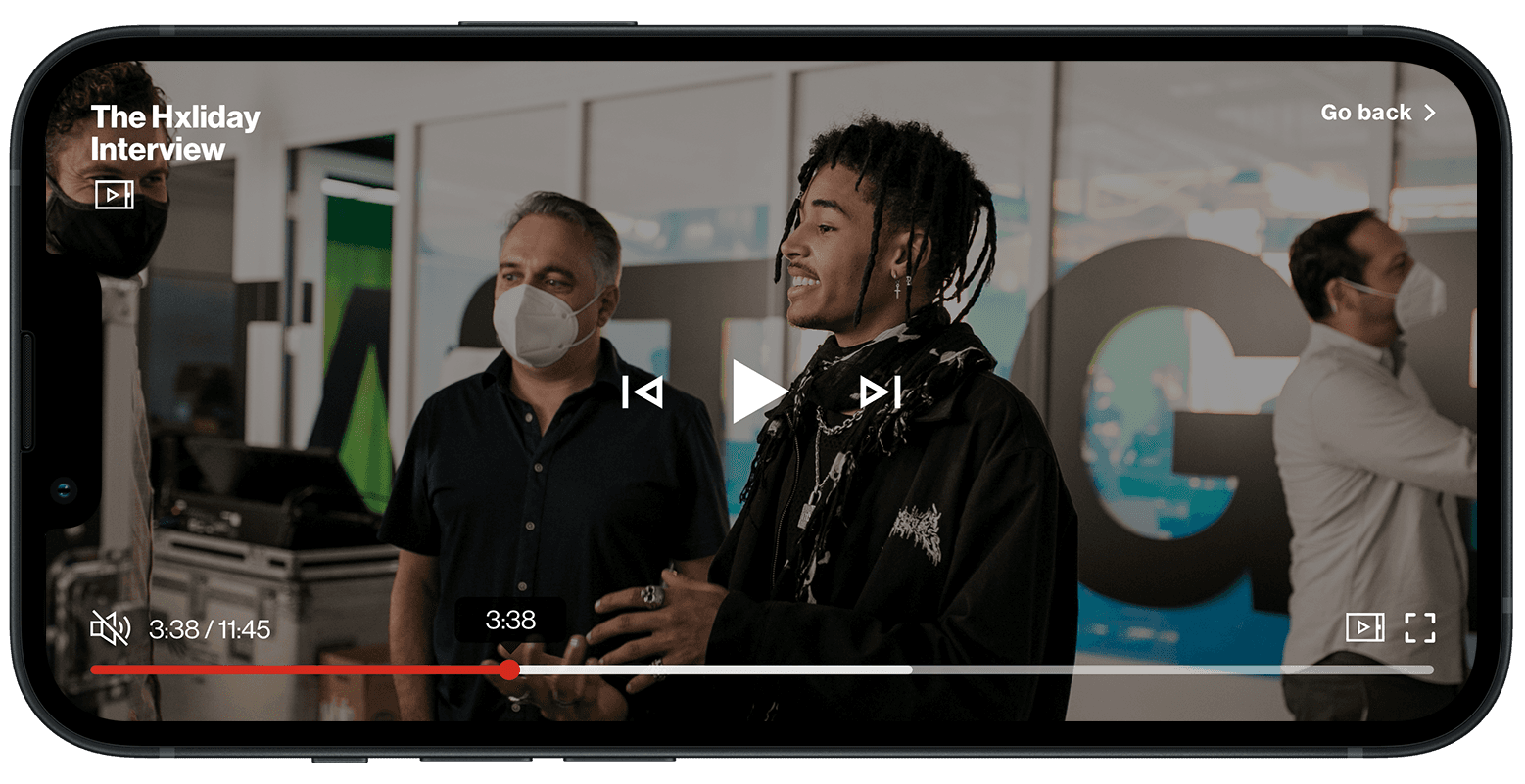 5G Lab app screen