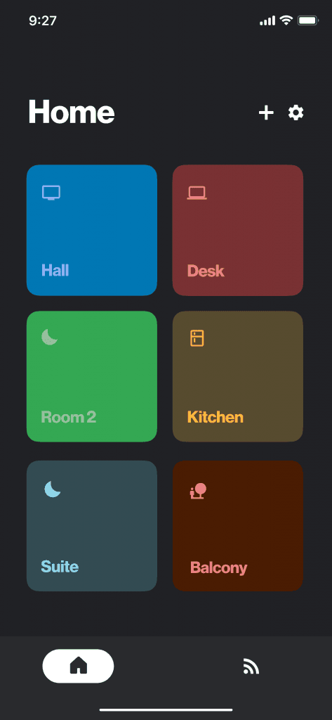 Verizon Smart Home app screen