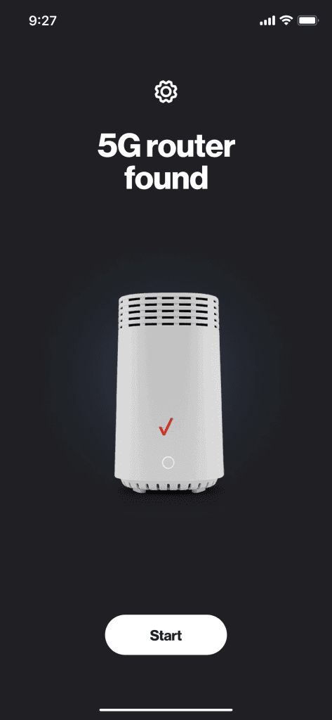 Verizon Smart Home app screen