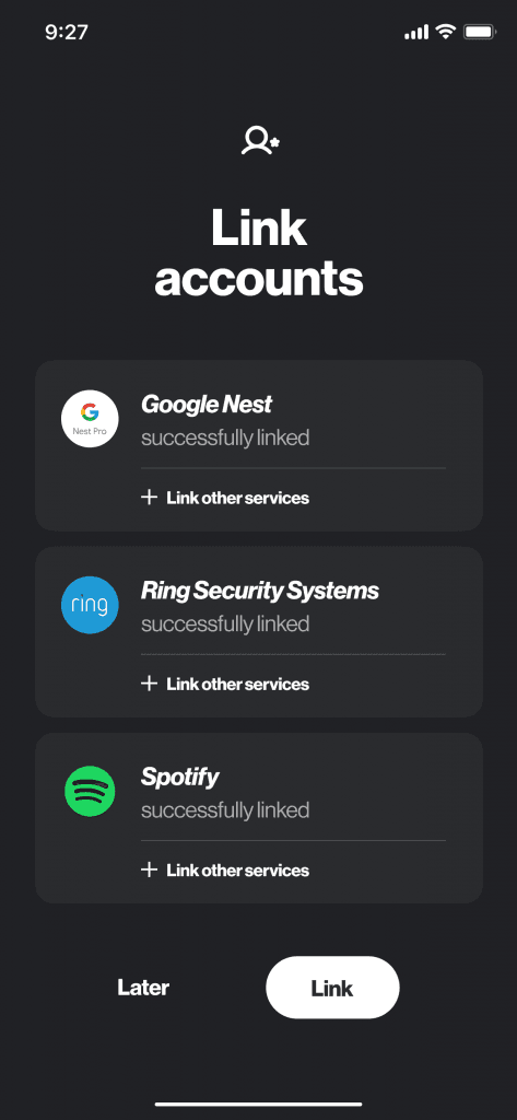 Verizon Smart Home app screen